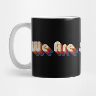 retro vintage We Are Scientists Mug